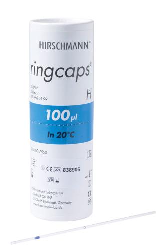 Hirschmann Mikropipetten mit Ringmarke 