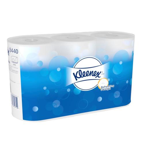 KLEENEX® Toilet Tissue - Toilettenpapierrollen, 3-lagig 