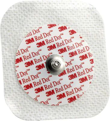 3M™ Red Dot™ Diaphoretic Soft Cloth Überwachungselektrode 