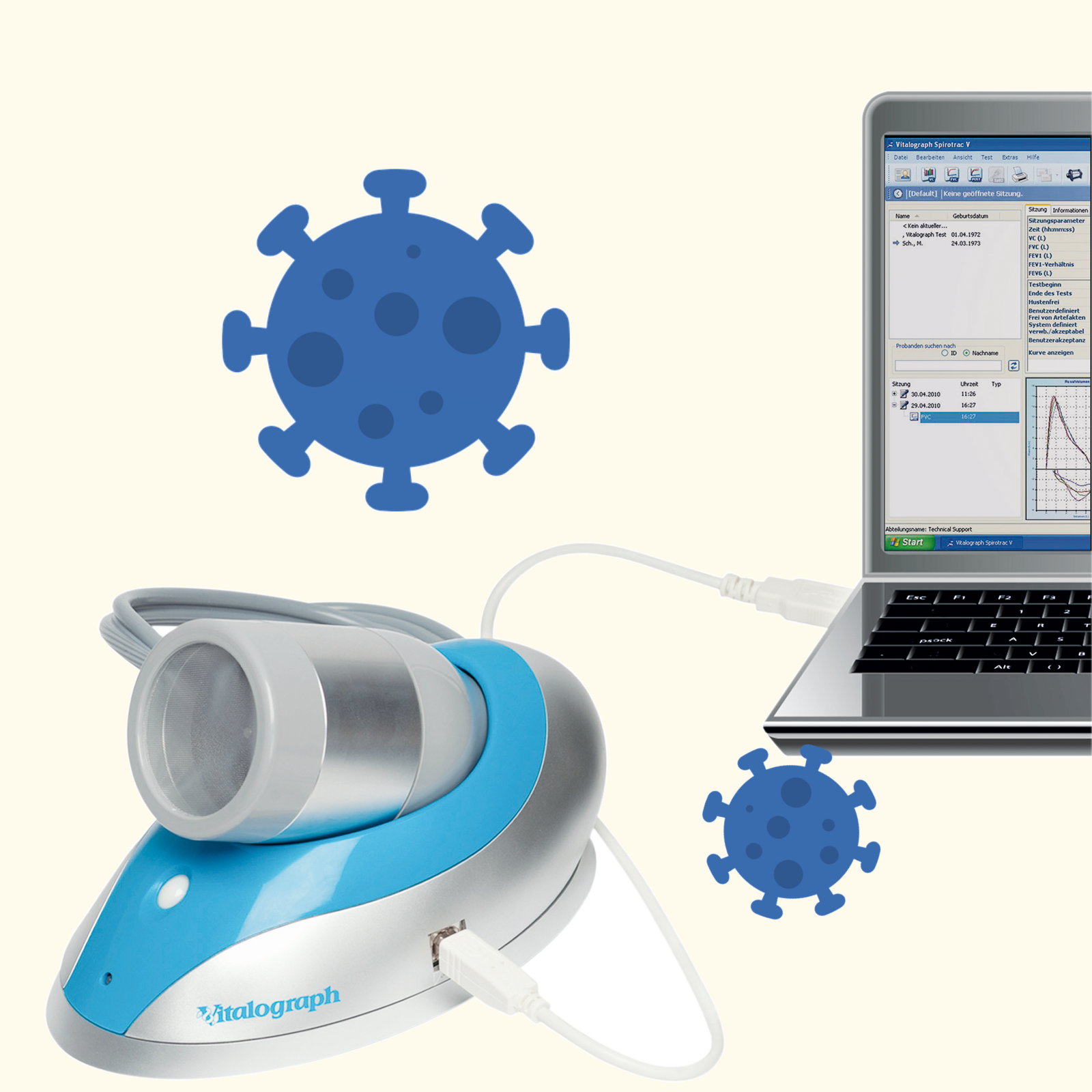 Sichere Spirometrie während Corona: Neue Empfehlungen und Praxis-Tipps